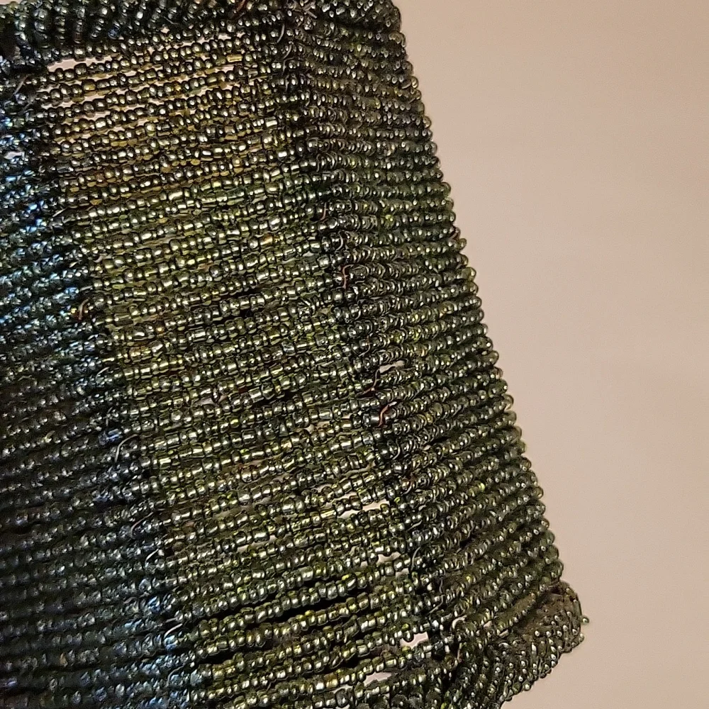 Green Bead Candleholder